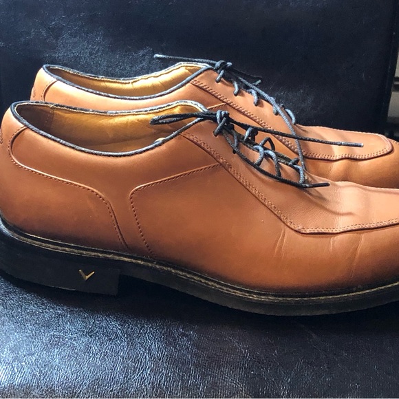 Callaway HX Tour M505-07 Men’s Lace Up Brown Leather Golf Shoes Size M9 - Picture 5 of 11